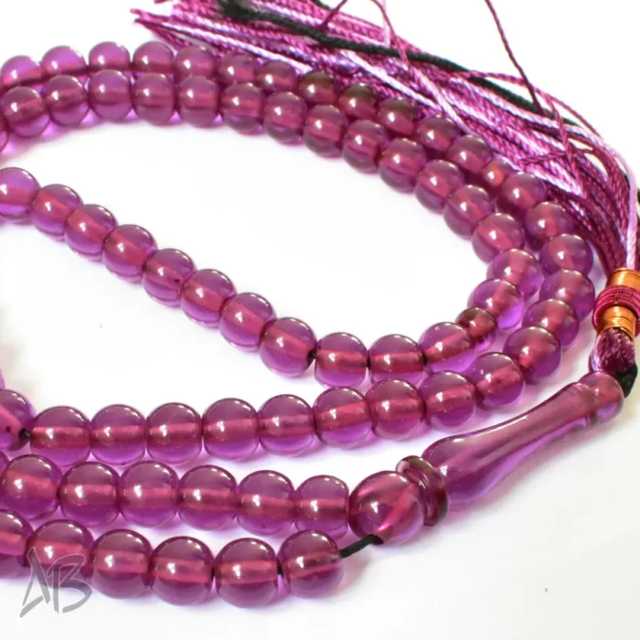 تسبیح سندلوس 100 دانه (101 دانه) کد 1204 بودار گرد خوشرنگ سایز 7 آقابزرگ - Image 5