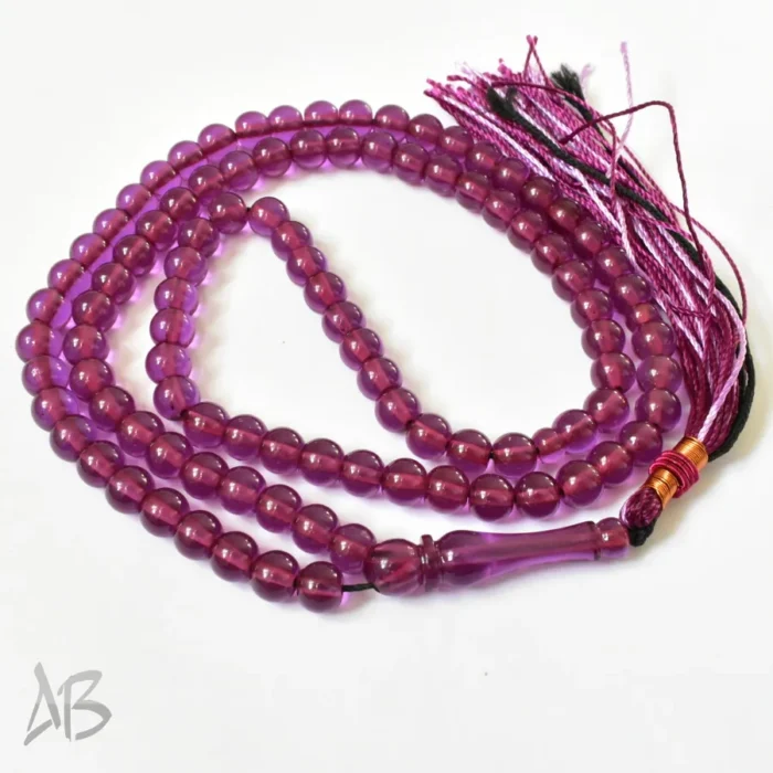 تسبیح سندلوس 100 دانه (101 دانه) کد 1204 بودار گرد خوشرنگ سایز 7 آقابزرگ - Image 6