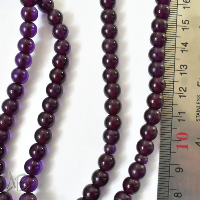 تسبیح سندلوس 100 دانه (101 دانه) کد 1205 بودار گرد آبی سیر سایز 8 آقابزرگ - Image 3