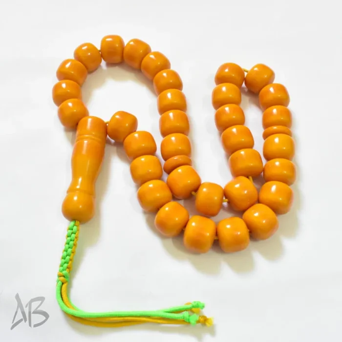 تسبیح سندلوس بودار 33 دانه اصل کد 1283 سایز 23 بسیار جذاب و درشت - Image 2