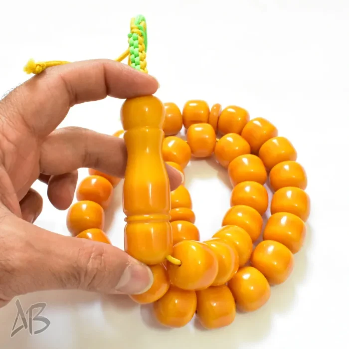 تسبیح سندلوس بودار 33 دانه اصل کد 1283 سایز 23 بسیار جذاب و درشت - Image 4