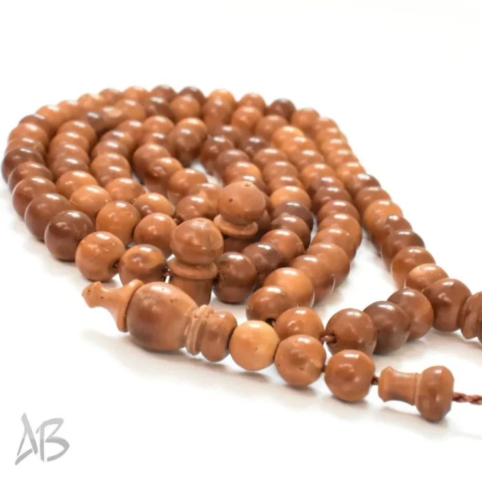 تسبیح نارجیل (نارجین) مصری 100 دانه اصل دست ساز کد 875 آقابزرگ - Image 5