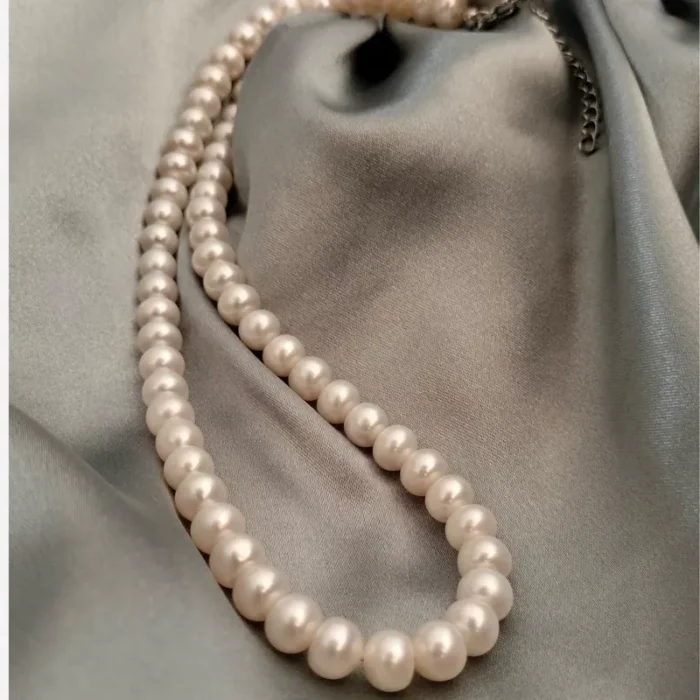 گردنبند مروارید پرورشی سایز 6 درجه 1 کد mv13 - Image 2