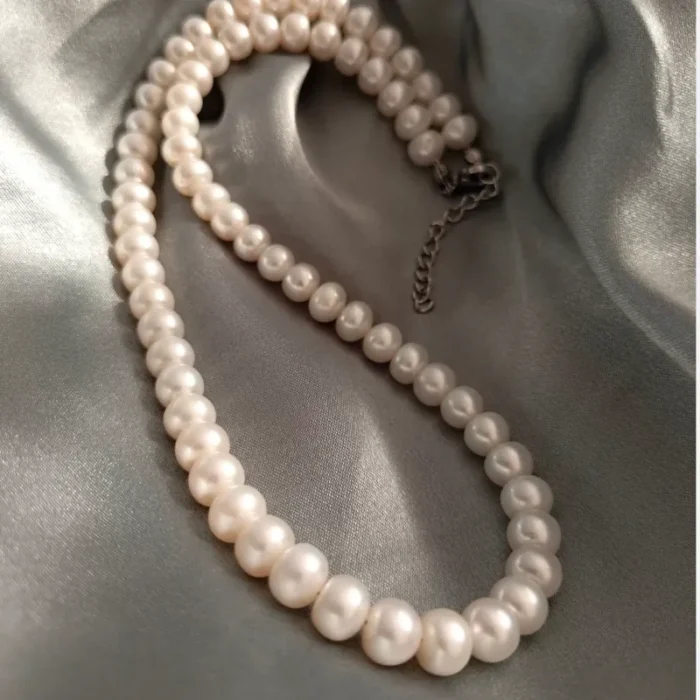 گردنبند مروارید پرورشی سایز 6 درجه 1 کد mv13 - Image 5