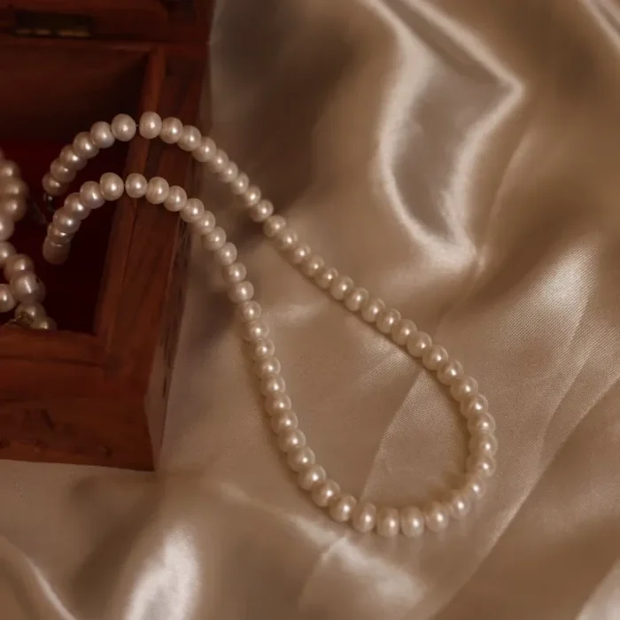 گردنبند مروارید پرورشی سایز 6 درجه 1 کد mv13 - Image 7