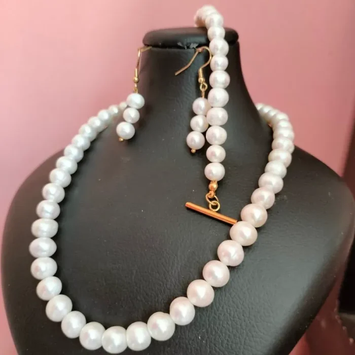 مروارید پرورشی (گردنبند، گوشواره، دستبند)