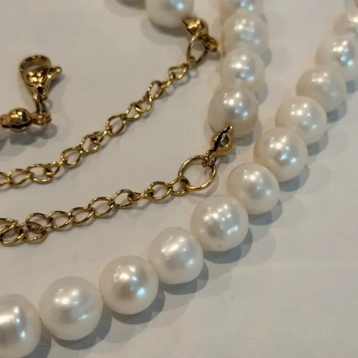 مروارید پرورشی 8 میل (گردنبند، گوشواره، دستبند) کد mv18 - Image 7