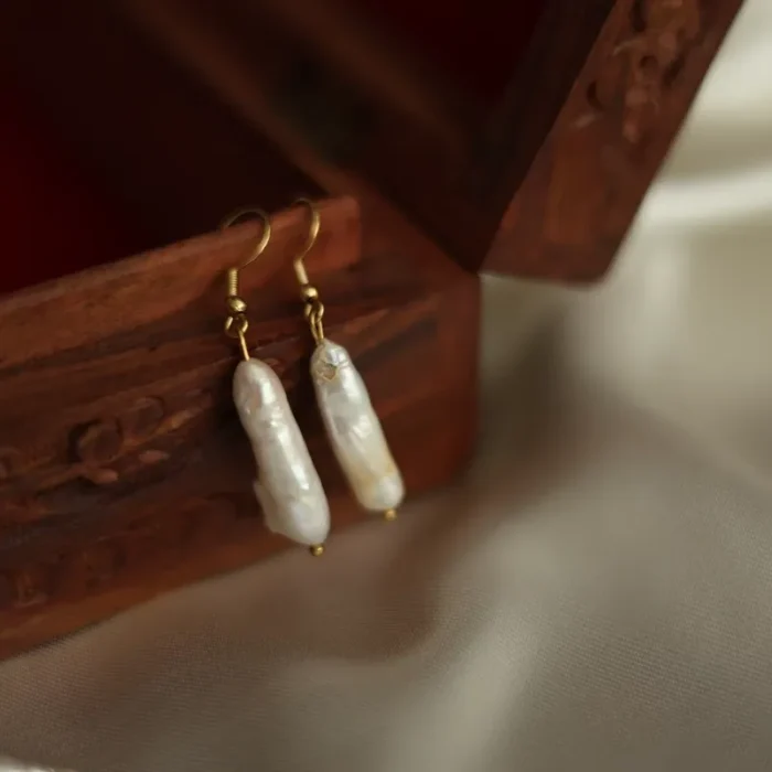 مروارید پرورشی باروک (دستبند، گوشواره، گردنبند) کد mv20 - Image 9