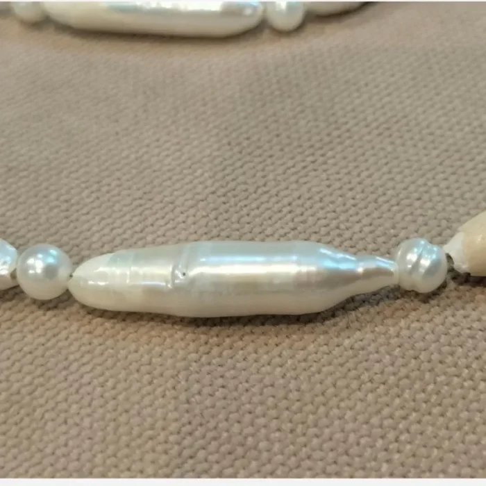 مروارید پرورشی باروک (دستبند، گوشواره، گردنبند) کد mv20 - Image 10