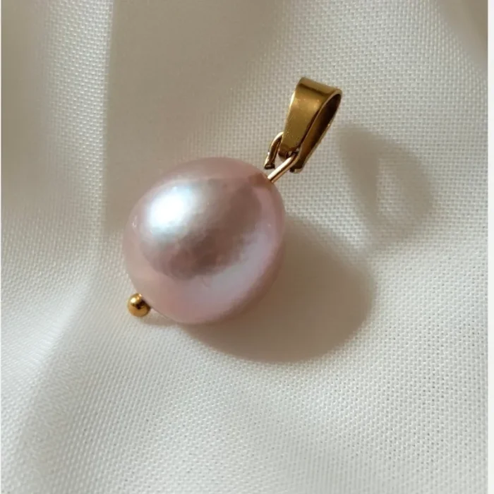 مروارید پرورشی پوست پیازی باروک (مدال، گوشواره) کد mv22 - Image 5