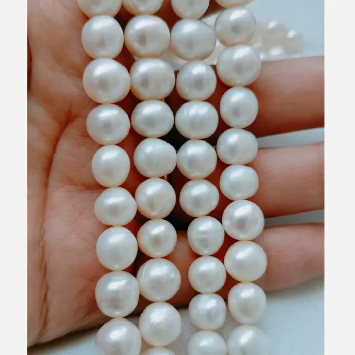 مروارید پرورشی و طبیعی ریسه 43 عددی 9 تا 10میل کد mv24 - Image 4