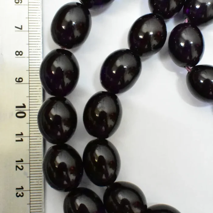 تسبیح سندلوس 33 دانه اصل بودار کد 1319 تخم‌مرغی خوشرنگ سایز 9 در 17 آقابزرگ - Image 3