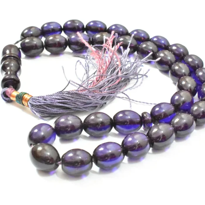 تسبیح سندلوس 33 دانه اصل بودار کد 1319 تخم‌مرغی خوشرنگ سایز 9 در 17 آقابزرگ - Image 6