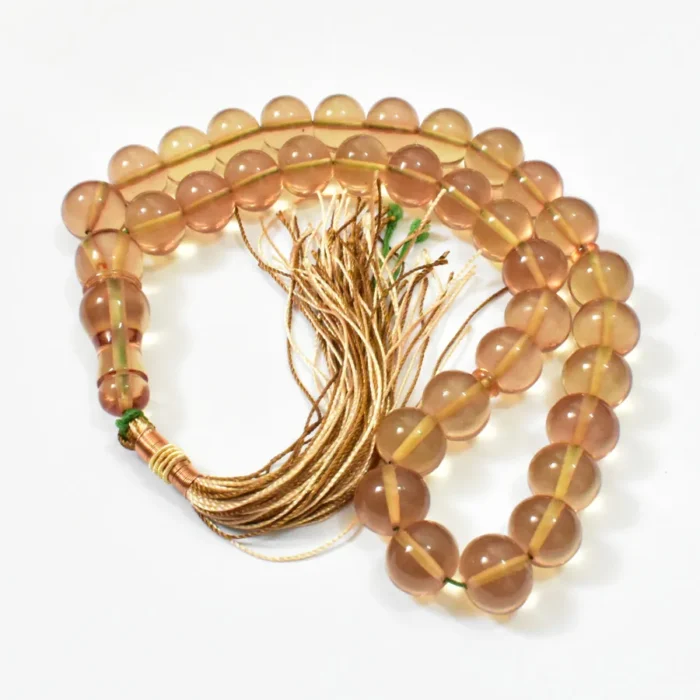 تسبیح سندلوس 33 دانه بودار کد 1321 گرد خوش تراش سایز 15 آقابزرگ - Image 7