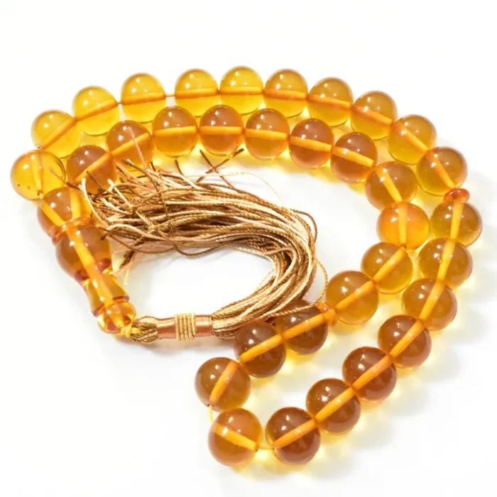 تسبیح سندلوس 33 دانه اصل بودار کد 1323 تراش شلغمی سایز 15 - Image 6