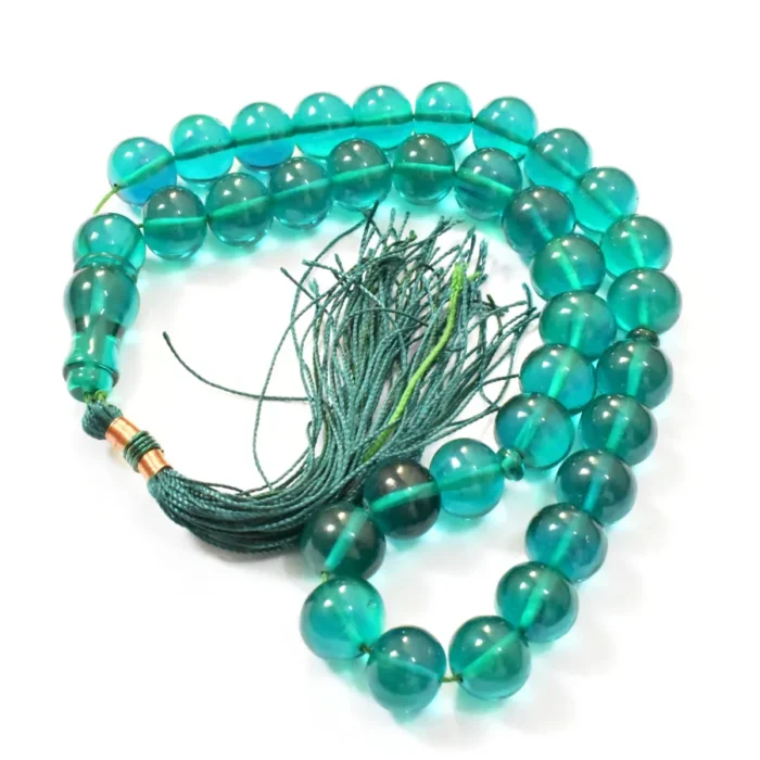 تسبیح سندلوس 33 دانه اصل بودار کد 1324 تراش شلغمی زیبا سایز 15 - Image 6