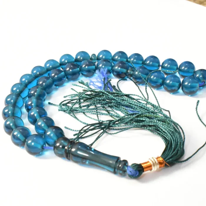 تسبیح سندلوس 33 دانه بودار تراش گرد کد 1327 سایز 12 ظریف و کوتاه آقابزرگ - Image 7