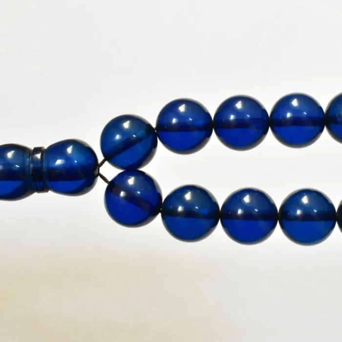 تسبیح سندلوس 33 دانه بودار تراش گرد بسیار خوشرنگ سایز 14 کد 1330 آقابزرگ - Image 5