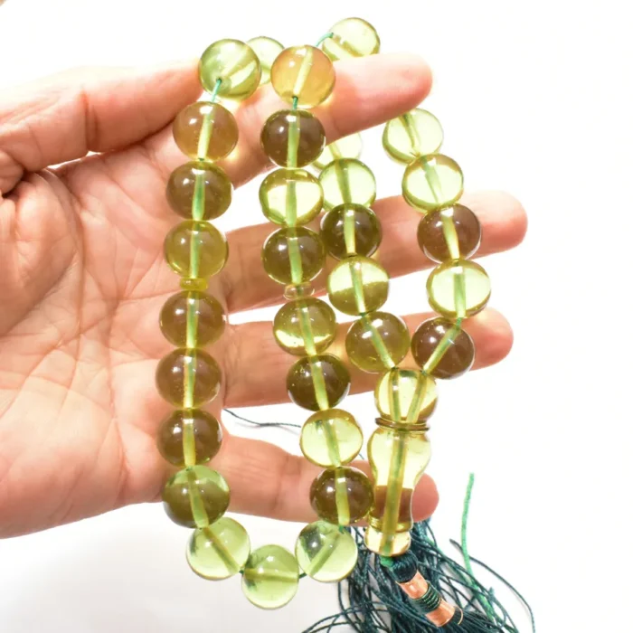 تسبیح سندلوس 33 دانه اصل بودار کد 1333 تراش شلغمی سایز 15 آقابزرگ - Image 3