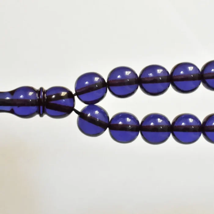 تسبیح سندلوس 33 دانه بودار تراش گرد زیبا سایز 16 کد 1334 آقابزرگ - Image 5