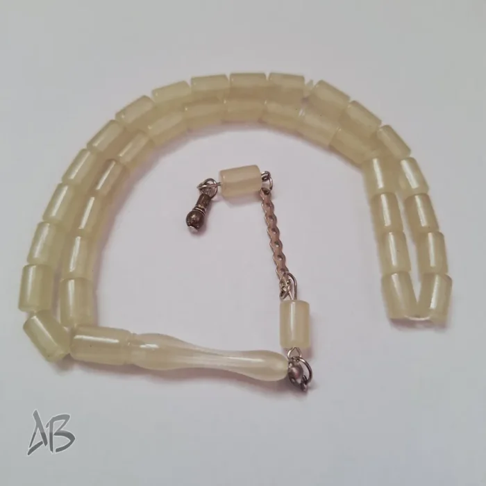 تسبیح شب نما (شب تاب) یا گوهر شب 33 دانه استوانه ای کد 1351 آقابزرگ - Image 5