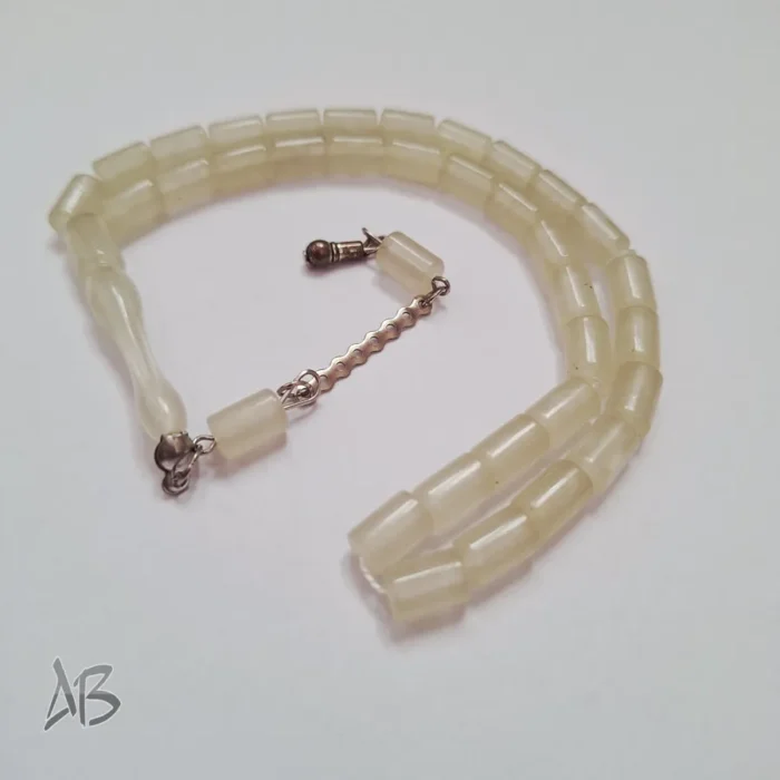 تسبیح شب نما (شب تاب) یا گوهر شب 33 دانه استوانه ای کد 1351 آقابزرگ - Image 6