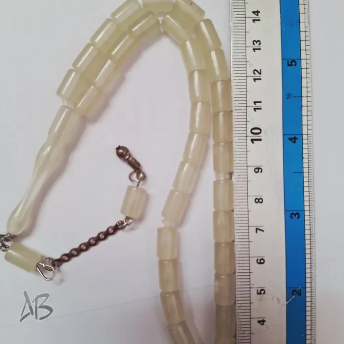 تسبیح شب نما (شب تاب) یا گوهر شب 33 دانه استوانه ای کد 1351 آقابزرگ - Image 7