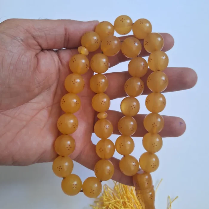 تسبیح سندلوس 33 دانه آلمانی اصل گرد خوشرنگ کد 1373 آقابزرگ - Image 10