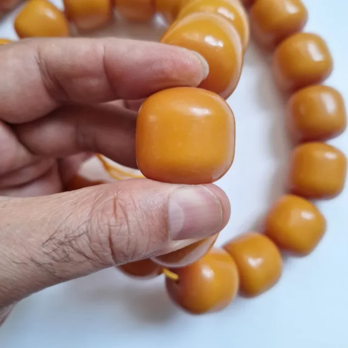 تسبیح سندلوس 33 دانه غول پیکر بسیار بزرگ سایز 27 کد 1399 آقابزرگ - Image 5